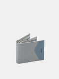 PEDRO Leather Bi-Fold Flip Wallet - Light Grey