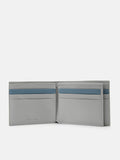 PEDRO Leather Bi-Fold Flip Wallet - Light Grey