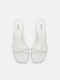 PEDRO Tindi Heel Sandals - Chalk