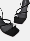 PEDRO Lia Heel Sandals - Black