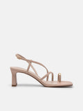 PEDRO Lia Heel Sandals - Nude