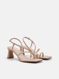 PEDRO Lia Heel Sandals - Nude