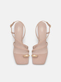 PEDRO Lia Heel Sandals - Nude