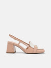 PEDRO Studio Leather Heel Pumps - Nude