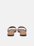 PEDRO Icon Leather Slip-On Sandals - Cognac