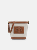 PEDRO Icon Canvas Bucket Bag - Cognac