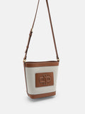 PEDRO Icon Canvas Bucket Bag - Cognac