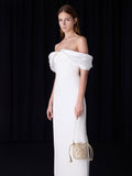 CHARLES & KEITH Women Beaded Chain-Handle Bucket Bag_Champagne