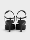 CHARLES & KEITH_T-Bar Chain-Link Pointed-Toe Pumps_Black