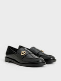 Marley Metallic-Accent Loafers_Black Box