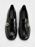 Marley Metallic-Accent Loafers_Black Box