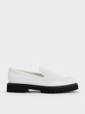 CHARLES & KEITH_Kaiya Penny Loafers_White