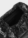 CHARLES & KEITH Caia Chain-Handle Tote Bag_Noir