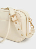CHARLES & KEITH Sianna Bowling Bag Cream