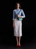 CHARLES & KEITH Adelie Envelope Crossbody Bag Slate Blue