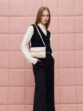 CHARLES & KEITH Adelie Envelope Crossbody Bag Oat