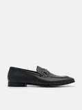 PEDRO Steven Leather Loafers - Black