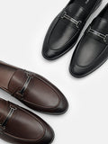 PEDRO Steven Leather Loafers - Black