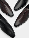 PEDRO Altitude Lightweight Leather Derby Shoes - Black