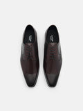 PEDRO Altitude Lightweight Leather Derby Shoes - Dark Brown