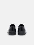 PEDRO Leather Derby Shoes - Black