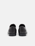 PEDRO Leather Derby Shoes - Dark Brown