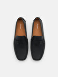PEDRO Kane Leather Driving Shoes - Black