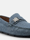 PEDRO Kane Leather Driving Shoes-Blue