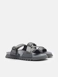 PEDRO Nylon Strap Sandals- Dark Grey