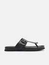 PEDRO Helix Thong Sandals - Black