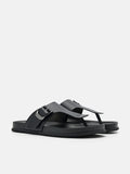 PEDRO Helix Thong Sandals - Black