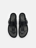 PEDRO Helix Thong Sandals - Black