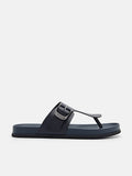 PEDRO Helix Thong Sandals - Navy