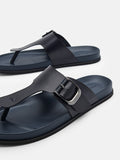 PEDRO Helix Thong Sandals - Navy
