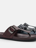 PEDRO Helix Thong Sandals - Navy