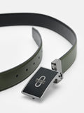 PEDRO-Icon Leather Reversible Tang Belt Black