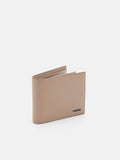 PEDRO Leather Bi-Fold Flip Wallet-Taupe