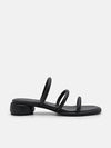 PEDRO Meissa Strappy Heel Sandals - Black