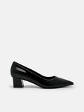 PEDRO Studio Ines Leather Pumps - Black