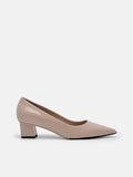 PEDRO Studio Ines Leather Pumps - Nude