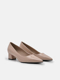 PEDRO Studio Ines Leather Pumps - Nude