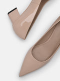 PEDRO Studio Ines Leather Pumps - Nude