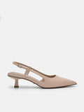 PEDRO Studio Loral Leather Pumps - Nude