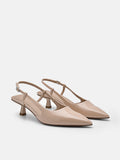 PEDRO Studio Loral Leather Pumps - Nude