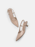 PEDRO Studio Loral Leather Pumps - Nude