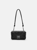 PEDRO Studio Leather Mini Shoulder Bag in Pixel - Black