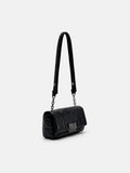 PEDRO Studio Leather Mini Shoulder Bag in Pixel - Black