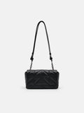 PEDRO Studio Leather Mini Shoulder Bag in Pixel - Black