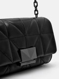 PEDRO Studio Leather Mini Shoulder Bag in Pixel - Black