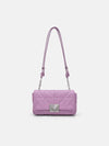 PEDRO Studio Leather Mini Shoulder Bag in Pixel - Purple